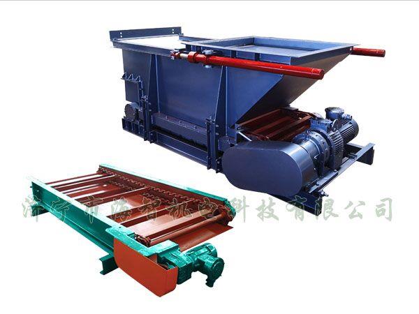 鏈板式給料機包括電控系統(tǒng)，電控系統(tǒng)包括就地控制系統(tǒng)和/或遠程控制系統(tǒng)